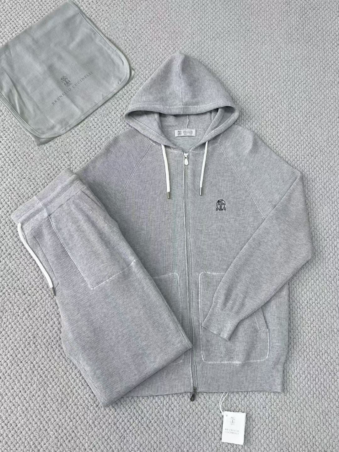 Brunello Cucinelli – Luxuriöser Zip-Hoodie aus Kaschmir-Mix