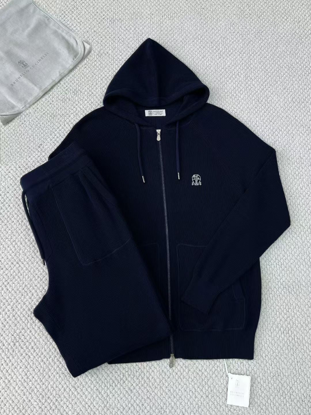 Brunello Cucinelli - Herren Jogginghose & Zip-Hoodie Set