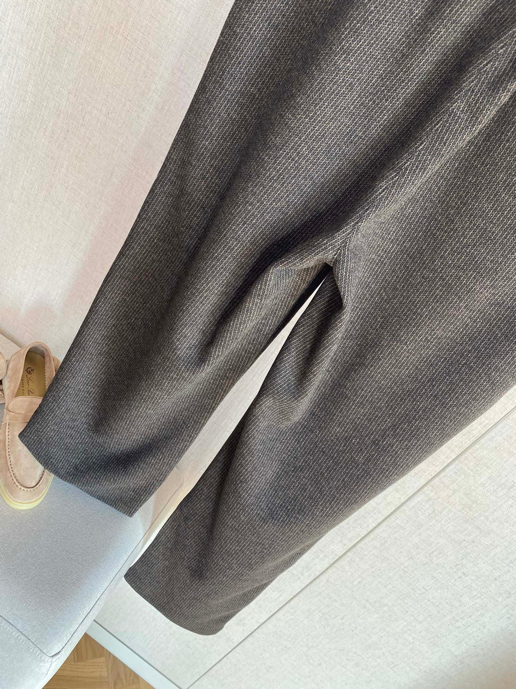 Loro Piana Loungehose Dunkelgrau – Weiche Freizeit- und Relaxhose mit Kordelzug