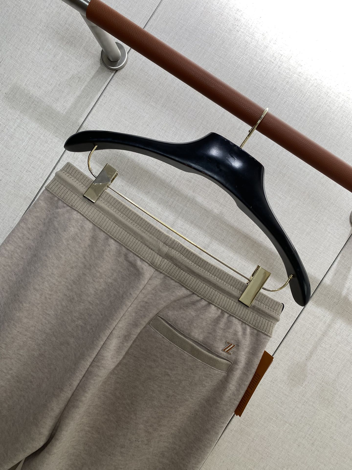 ZEGNA Hellbeige Jersey-Jogpants in entspannter Passform
