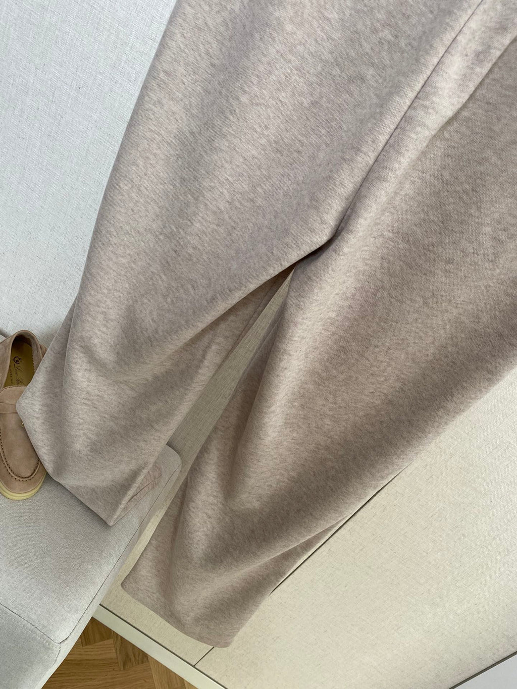 ZEGNA Hellbeige Jersey-Jogpants in entspannter Passform