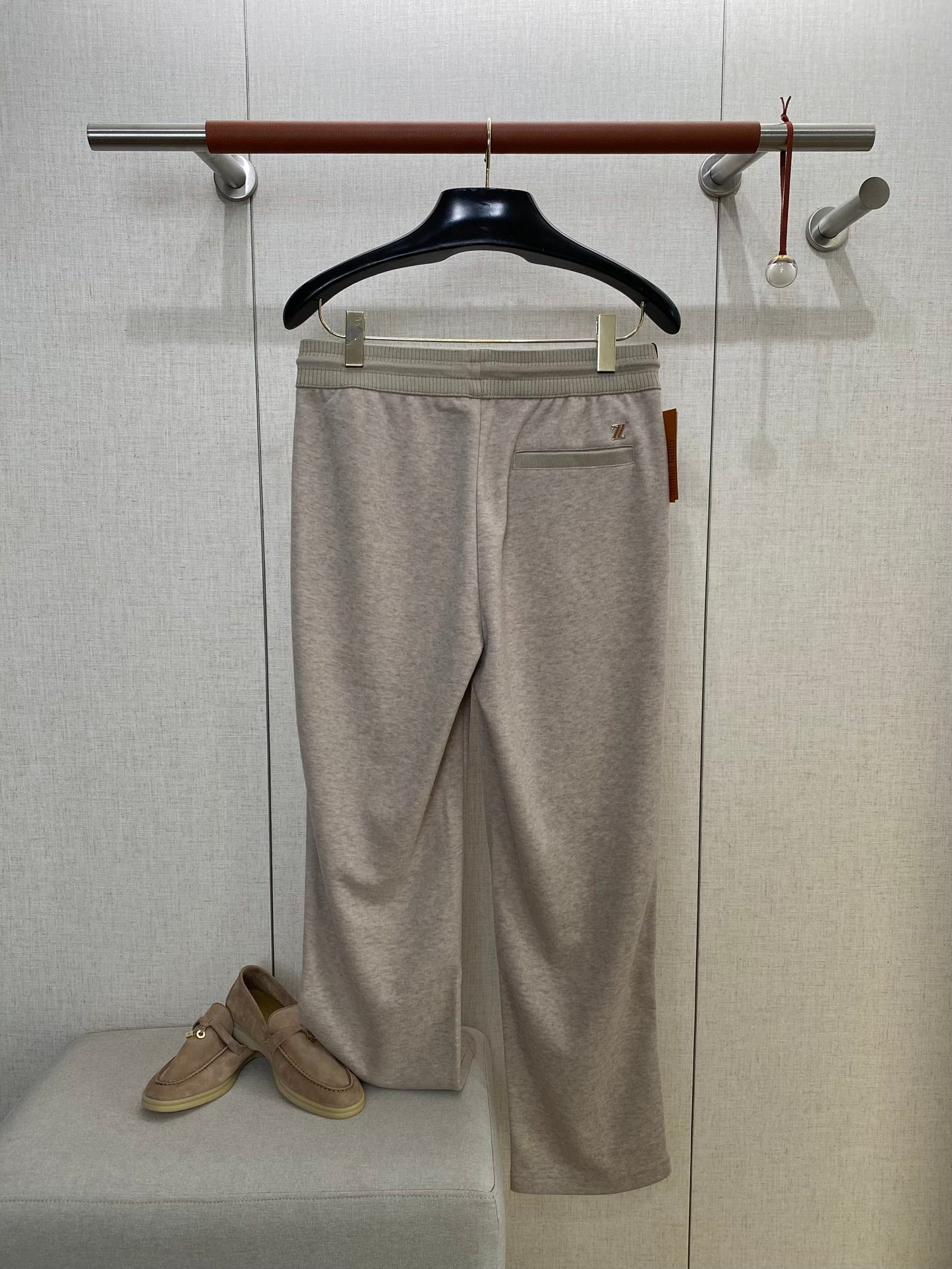 ZEGNA Hellbeige Jersey-Jogpants in entspannter Passform