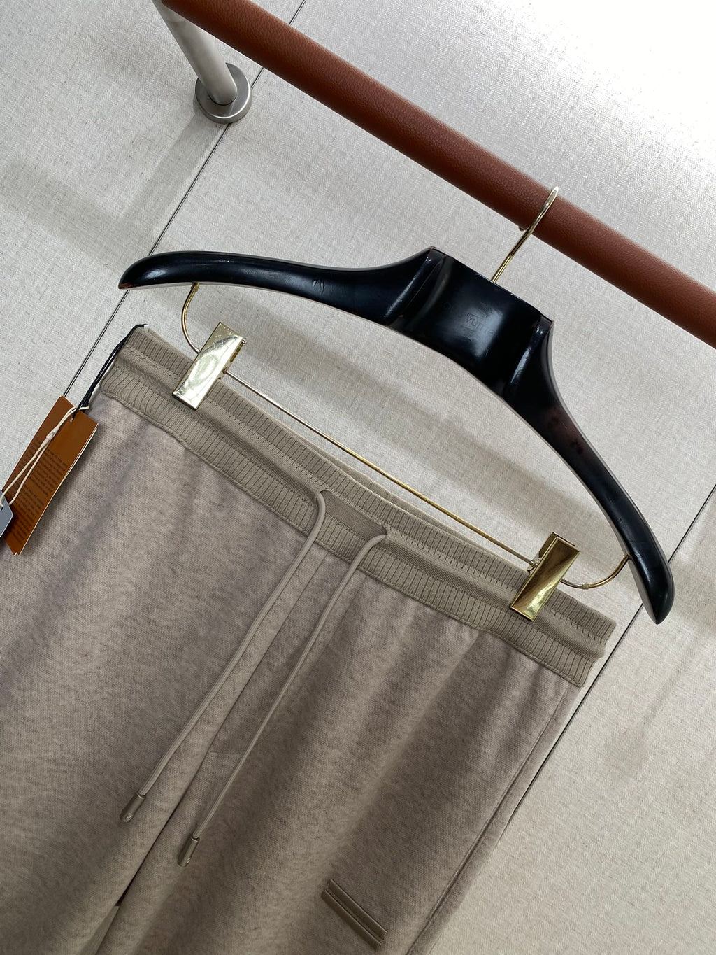 ZEGNA Hellbeige Jersey-Jogpants in entspannter Passform