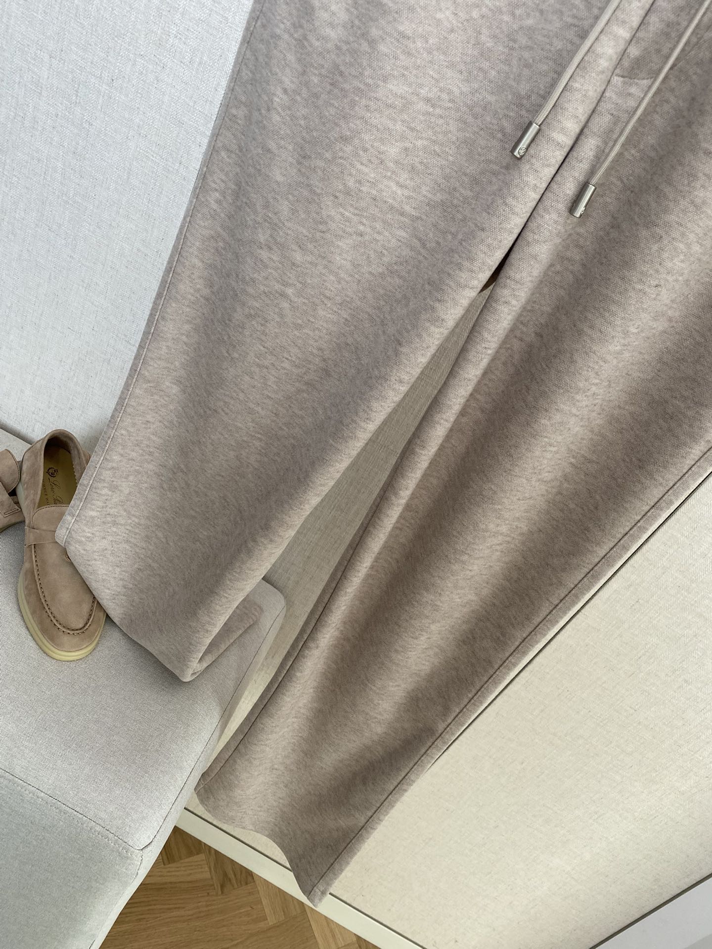 ZEGNA Hellbeige Jersey-Jogpants in entspannter Passform
