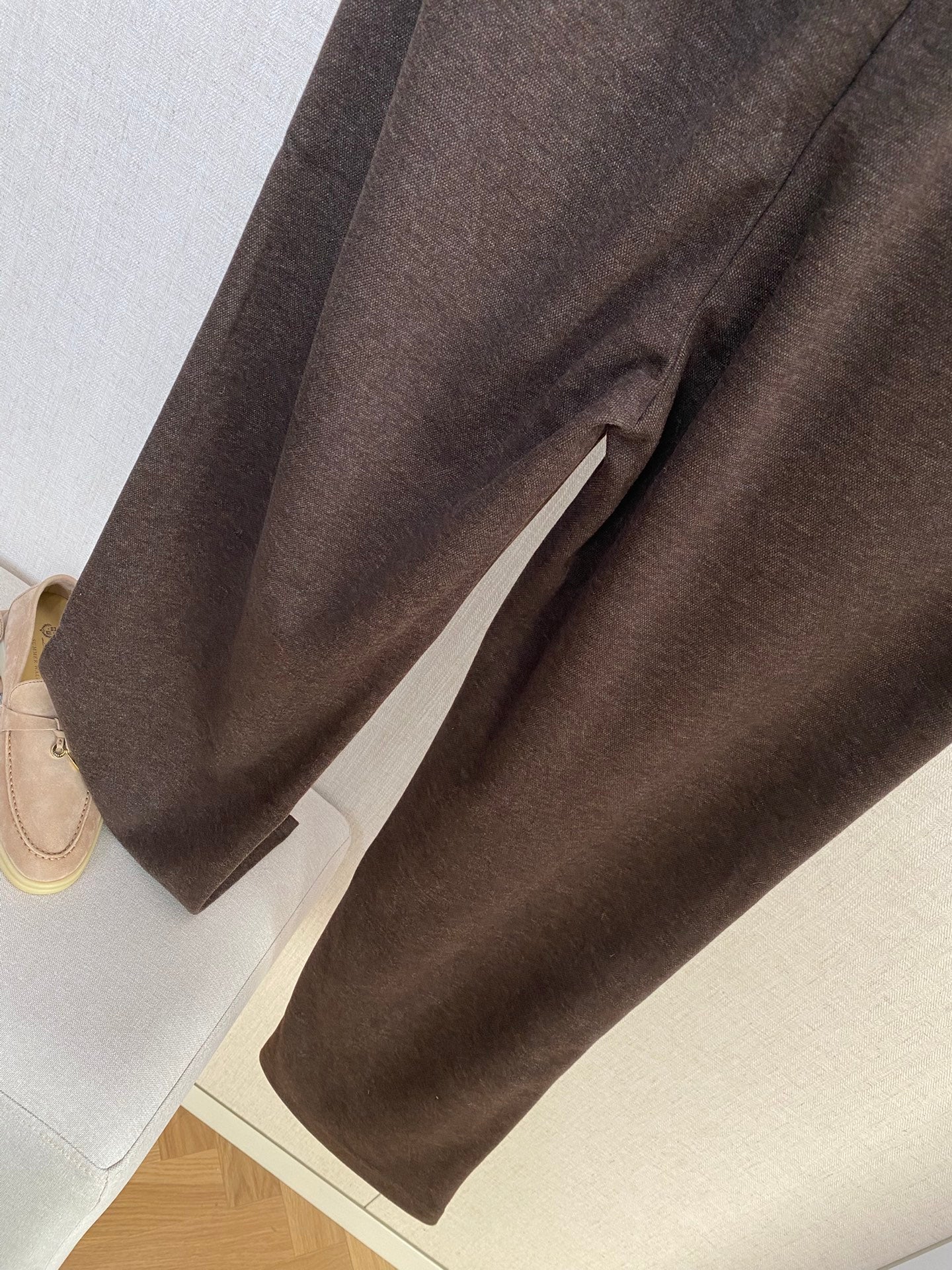 ZEGNA Dunkelbraune Jersey-Jogpants in entspannter Passform