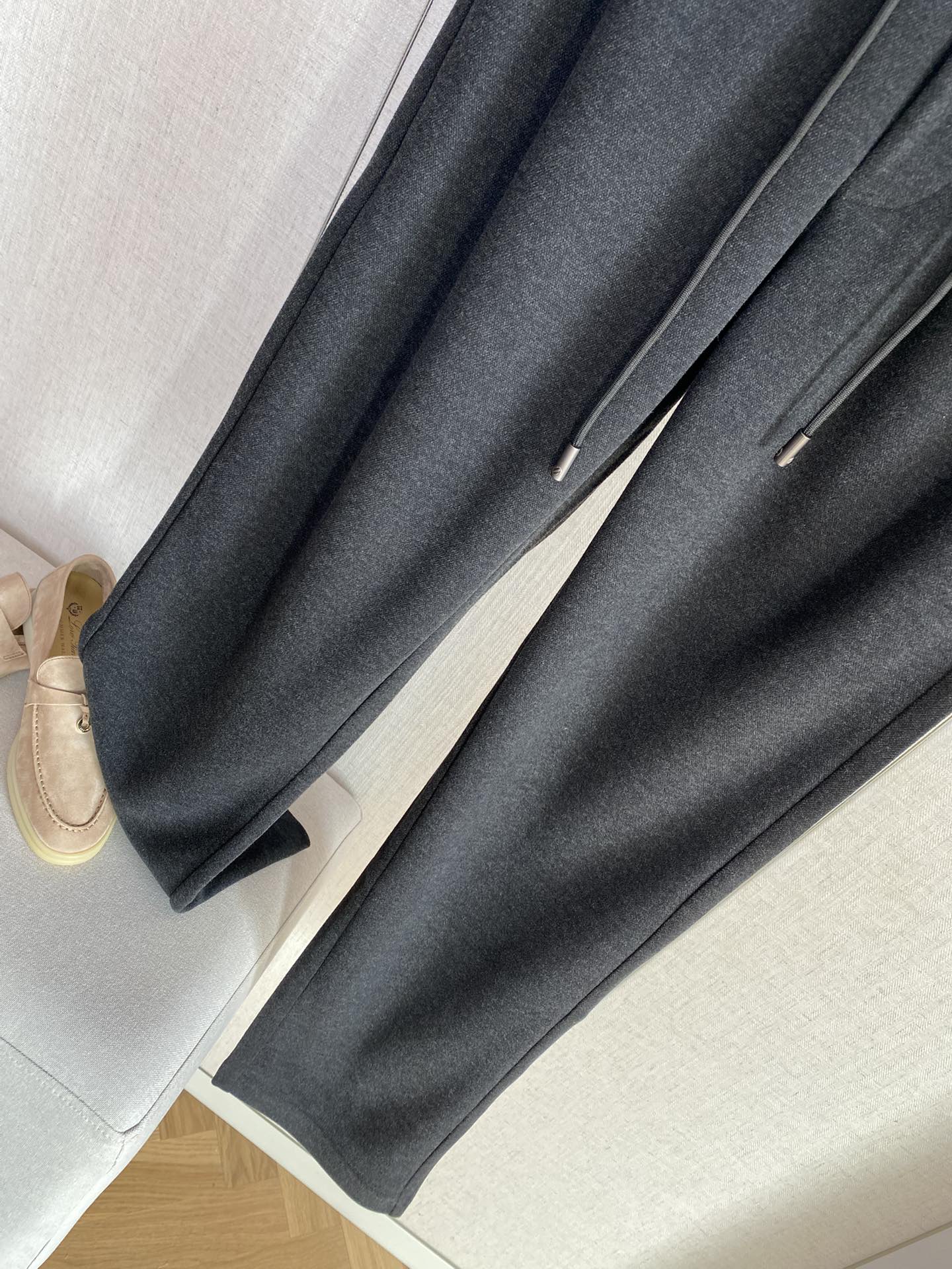 ZEGNA Schwarze Jersey-Jogpants mit elastischem Bund und geradem Bein