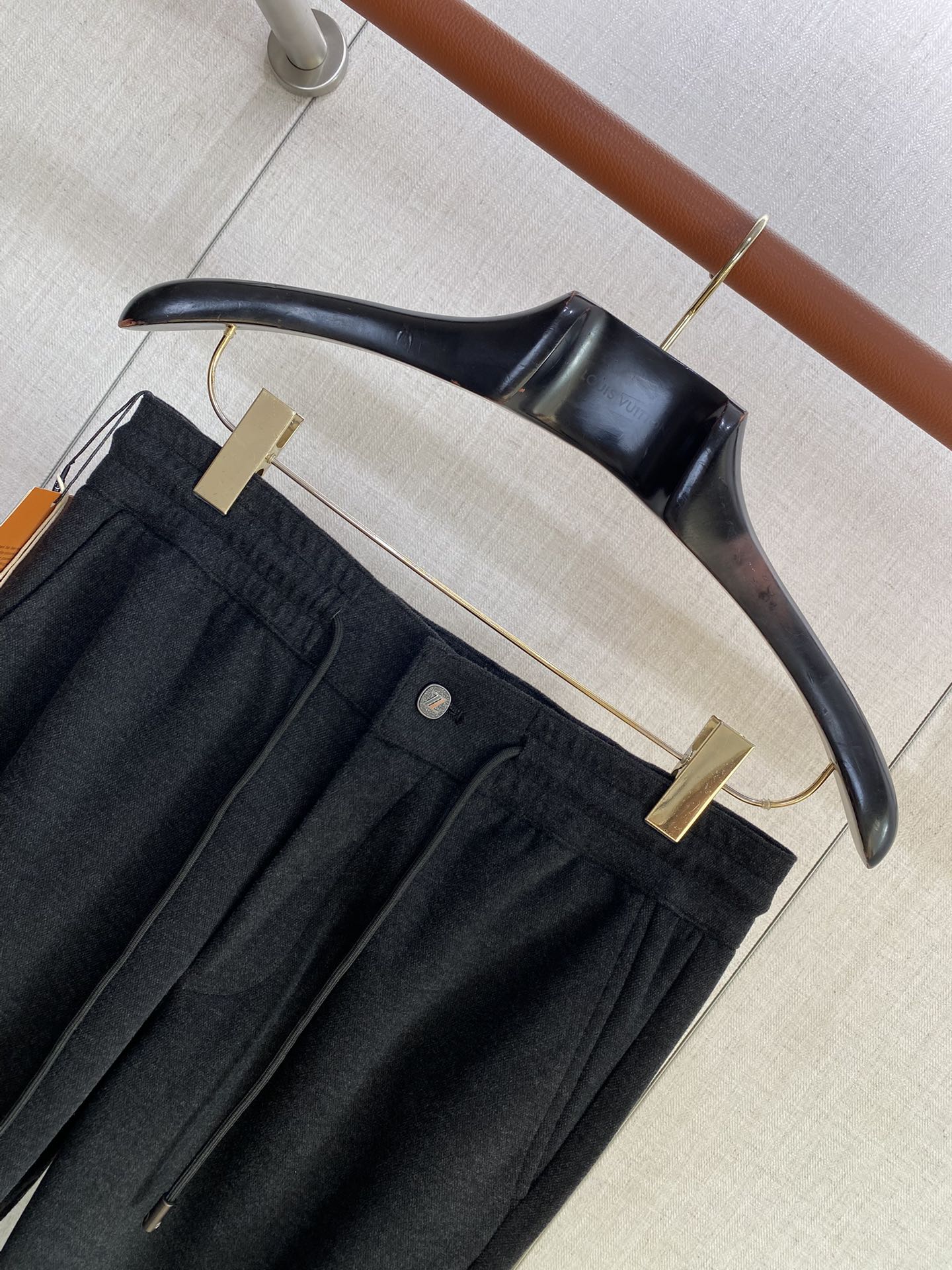 ZEGNA Schwarze Jersey-Jogpants mit elastischem Bund und geradem Bein