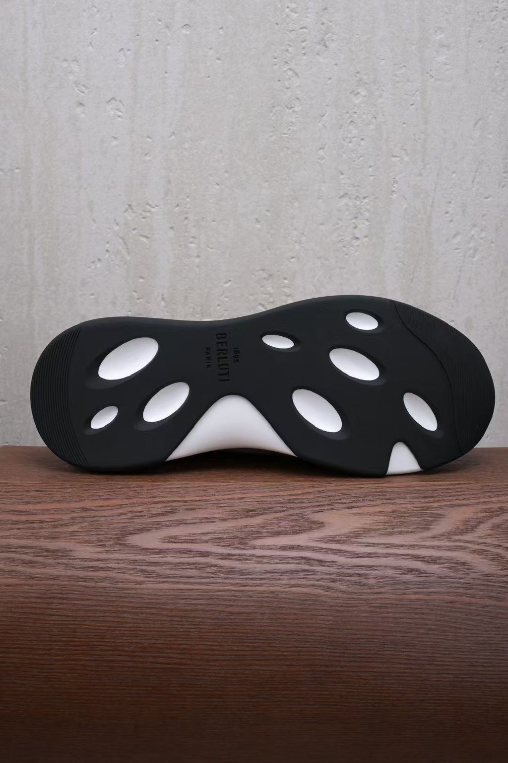 Berluti – Graue Sneaker mit Mesh-Obermaterial und geprägter 1895-Sohle