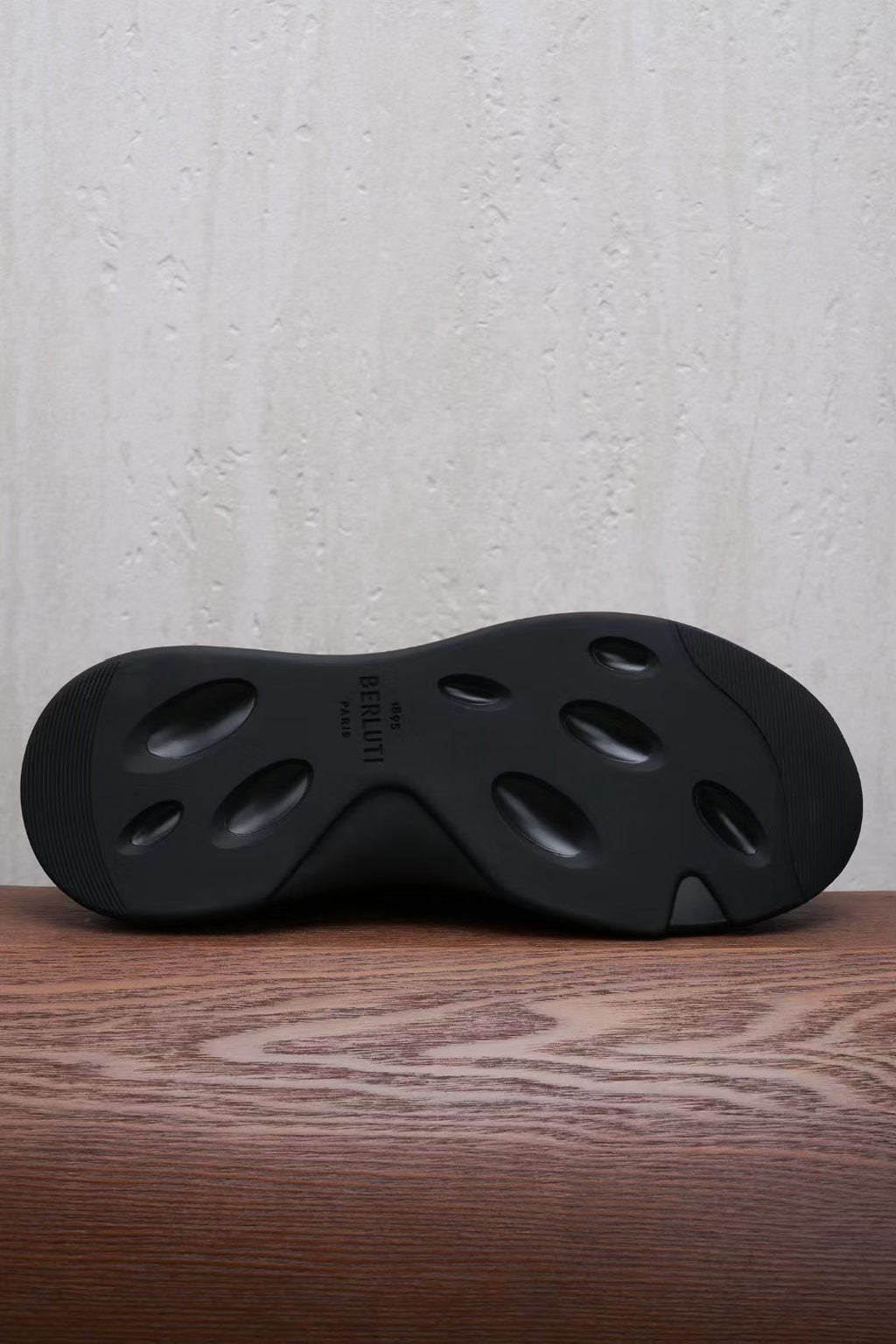 Berluti – Schwarze Sneaker mit Mesh-Obermaterial und geprägter 1895-Sohle