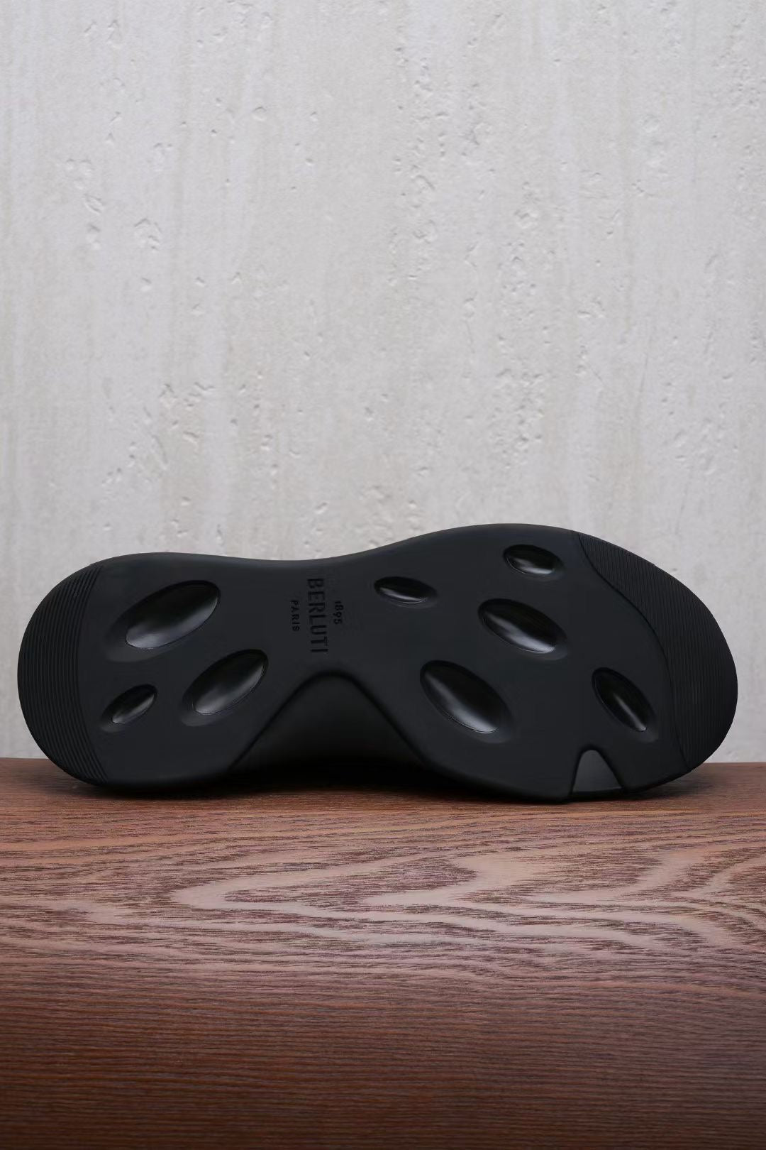 Berluti – Schwarze Sneaker mit Mesh-Obermaterial und geprägter 1895-Sohle