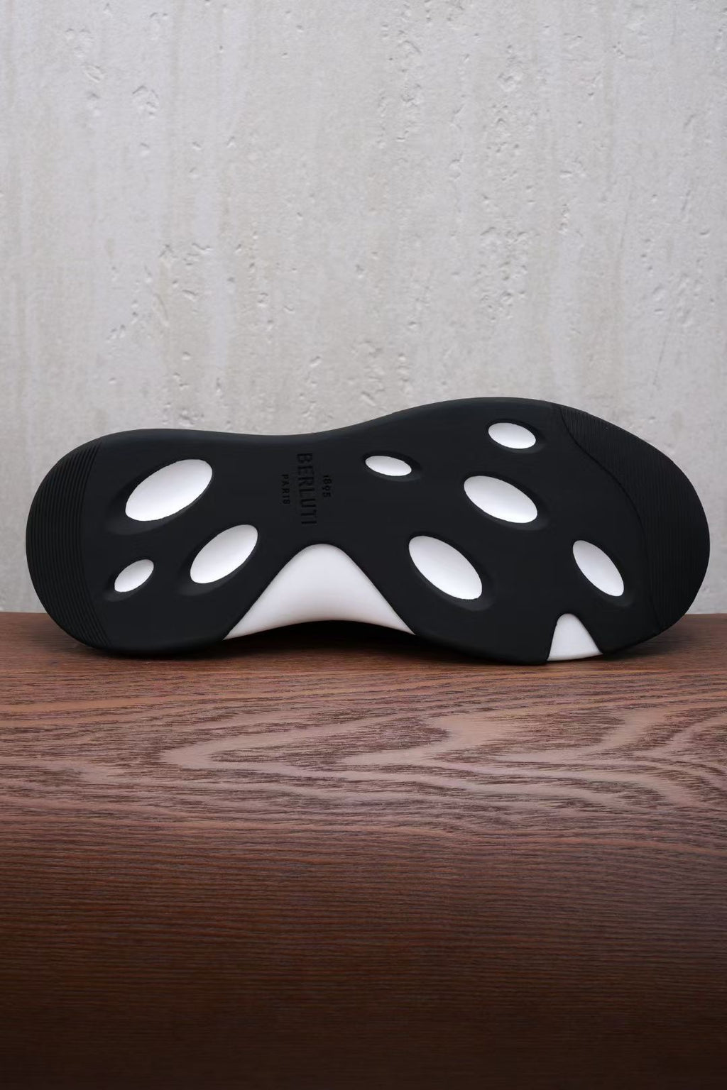 Berluti – Schwarze Sneaker mit Venezia-Leder und Mesh-Details