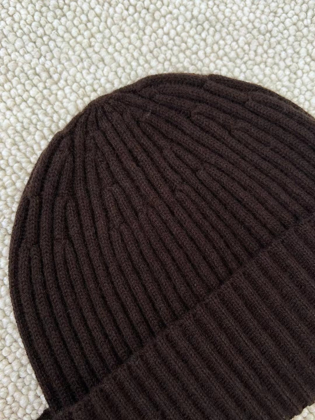 Brunello Cucinelli – Geripptes Beanie aus Kaschmir