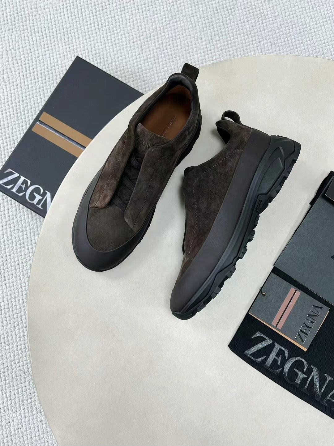 ZEGNA – Outdoor-Slip-On mit Vibram Arctic Grip