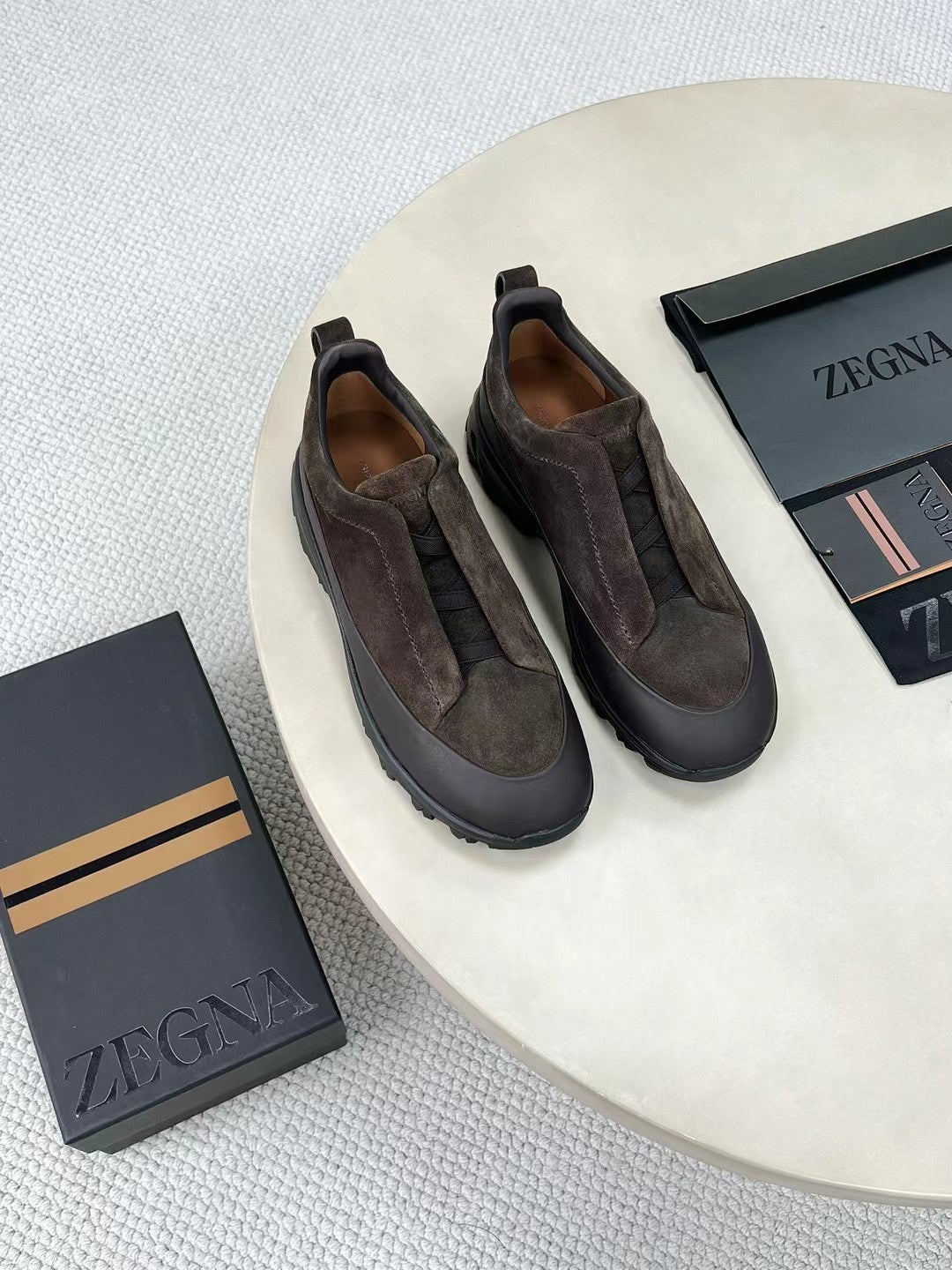 ZEGNA – Outdoor-Slip-On mit Vibram Arctic Grip