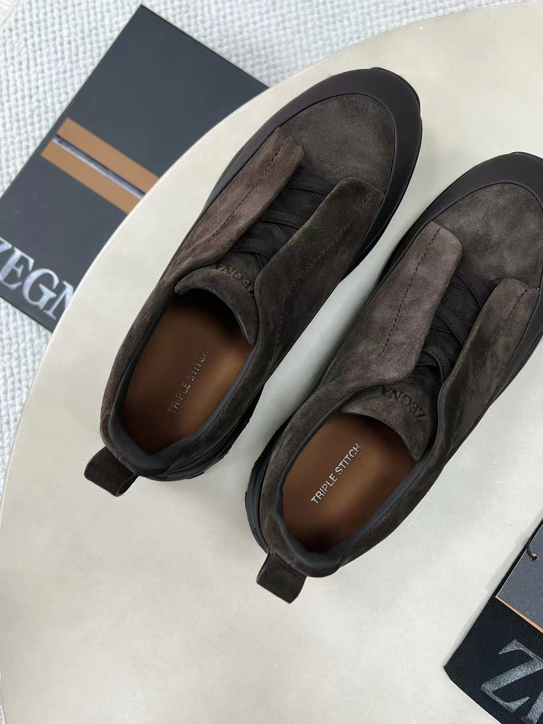 ZEGNA – Outdoor-Slip-On mit Vibram Arctic Grip