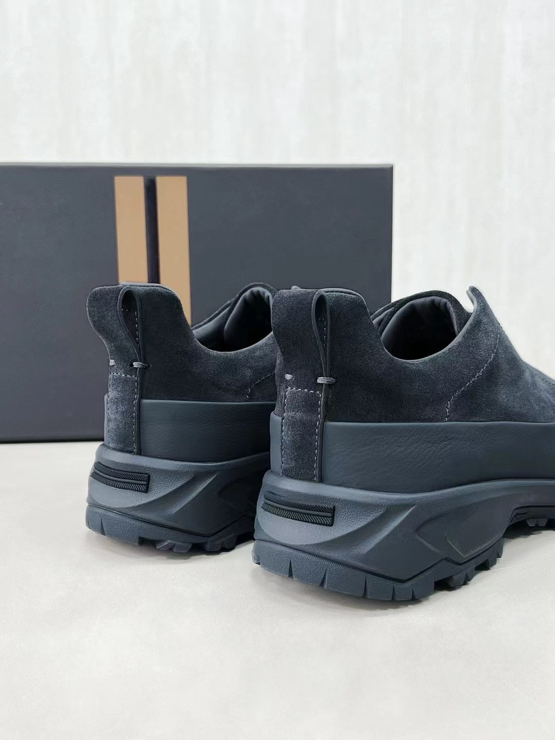 ZEGNA – Schwarzer Winter-Slip-On mit Vibram Arctic Grip und Wet Ice Technology