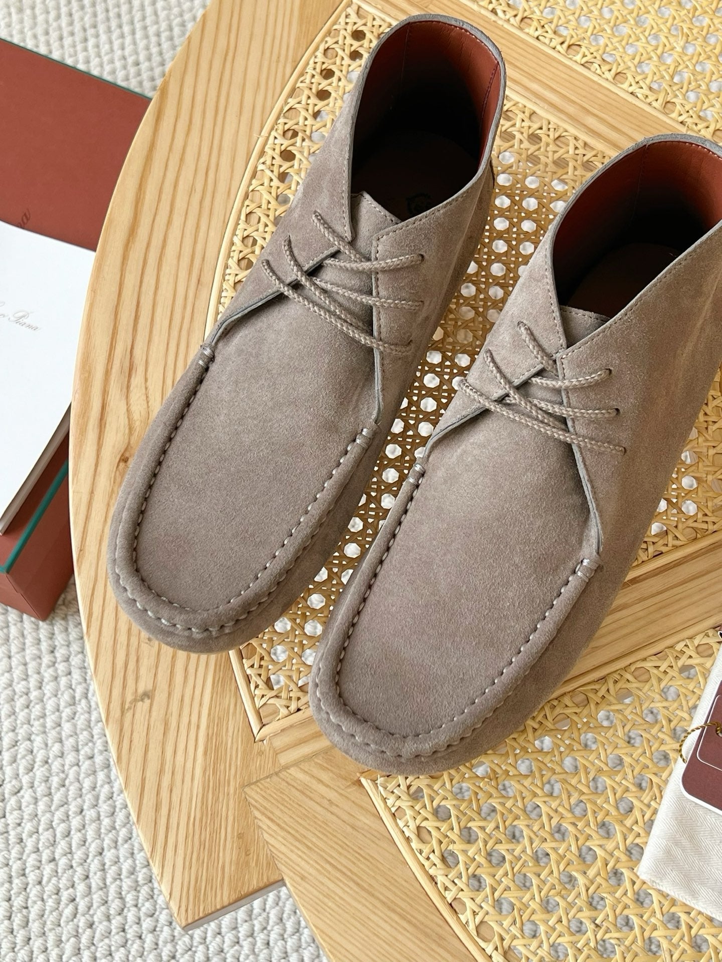 Loro Piana – Chukka-Boots aus Wildleder in Navy