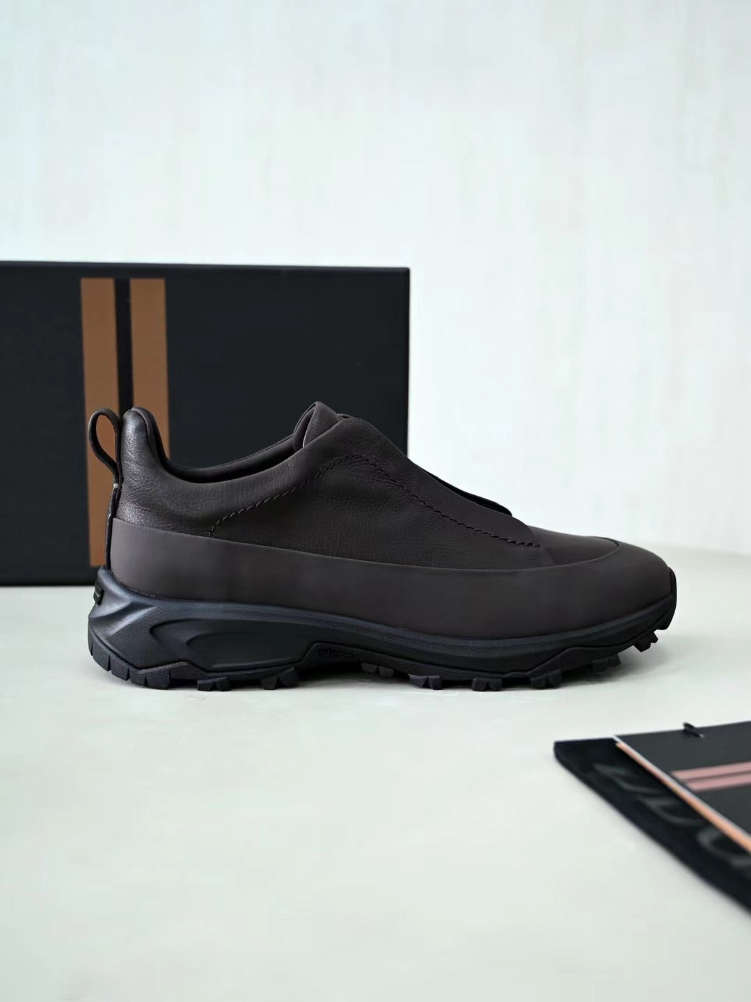 Elegante Herren-Slip-On Schuhe aus Leder