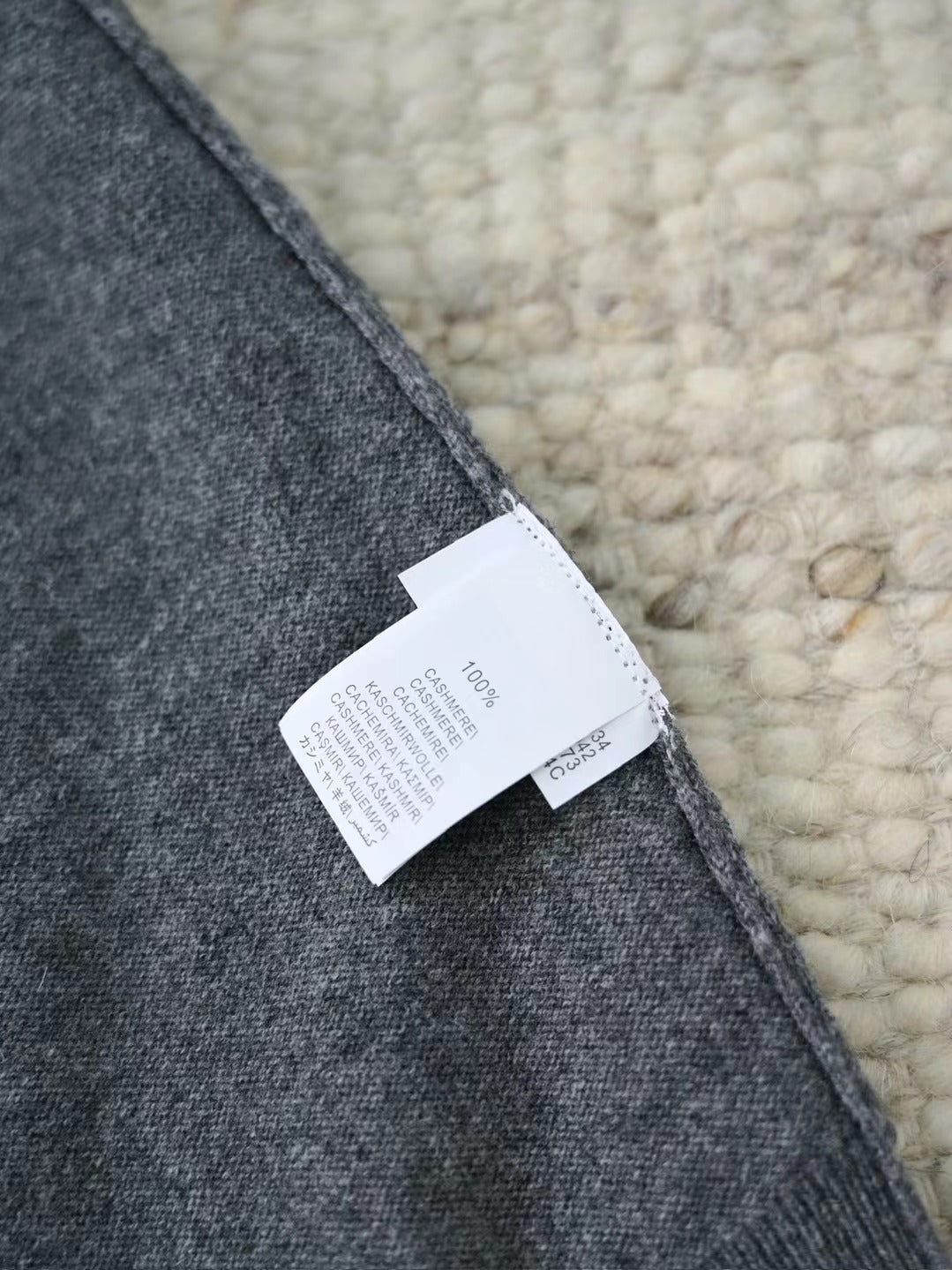 Ring Jacket Napoli – Langarm-Polo-Pullover aus Merinowolle in Dunkelgrau Herren