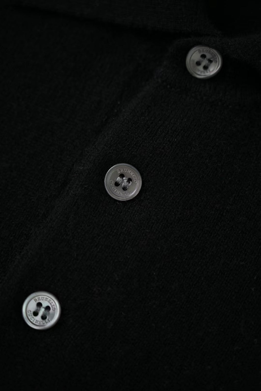 John Smedley – Langarm-Polo-Shirt aus Merinowolle in Schwarz Herren