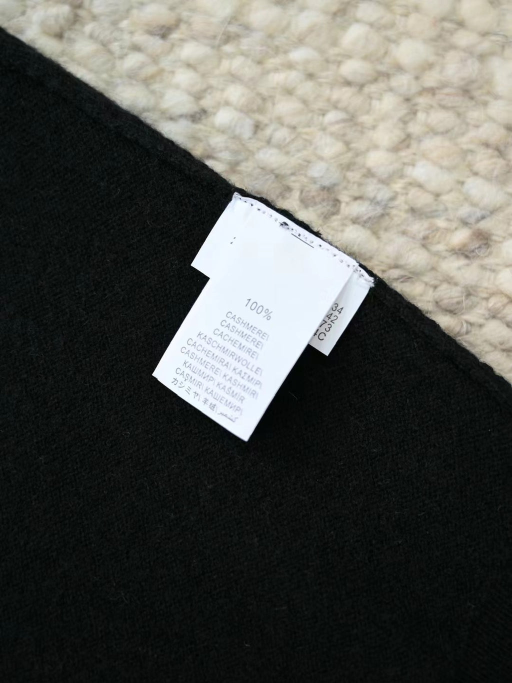 John Smedley – Langarm-Polo-Shirt aus Merinowolle in Schwarz Herren