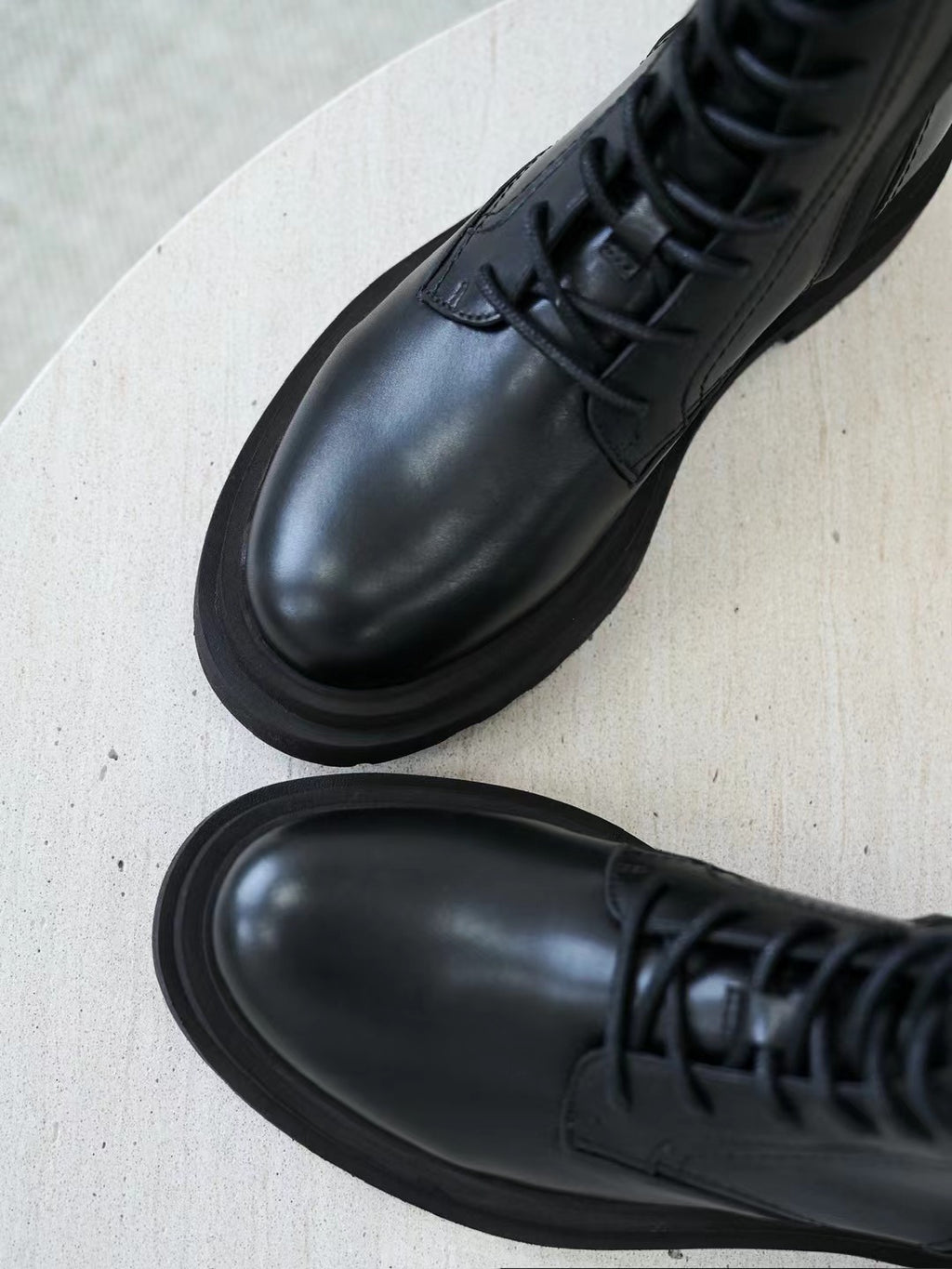 Brunello Cucinelli Herren-Stiefeletten aus Leder in Schwarz