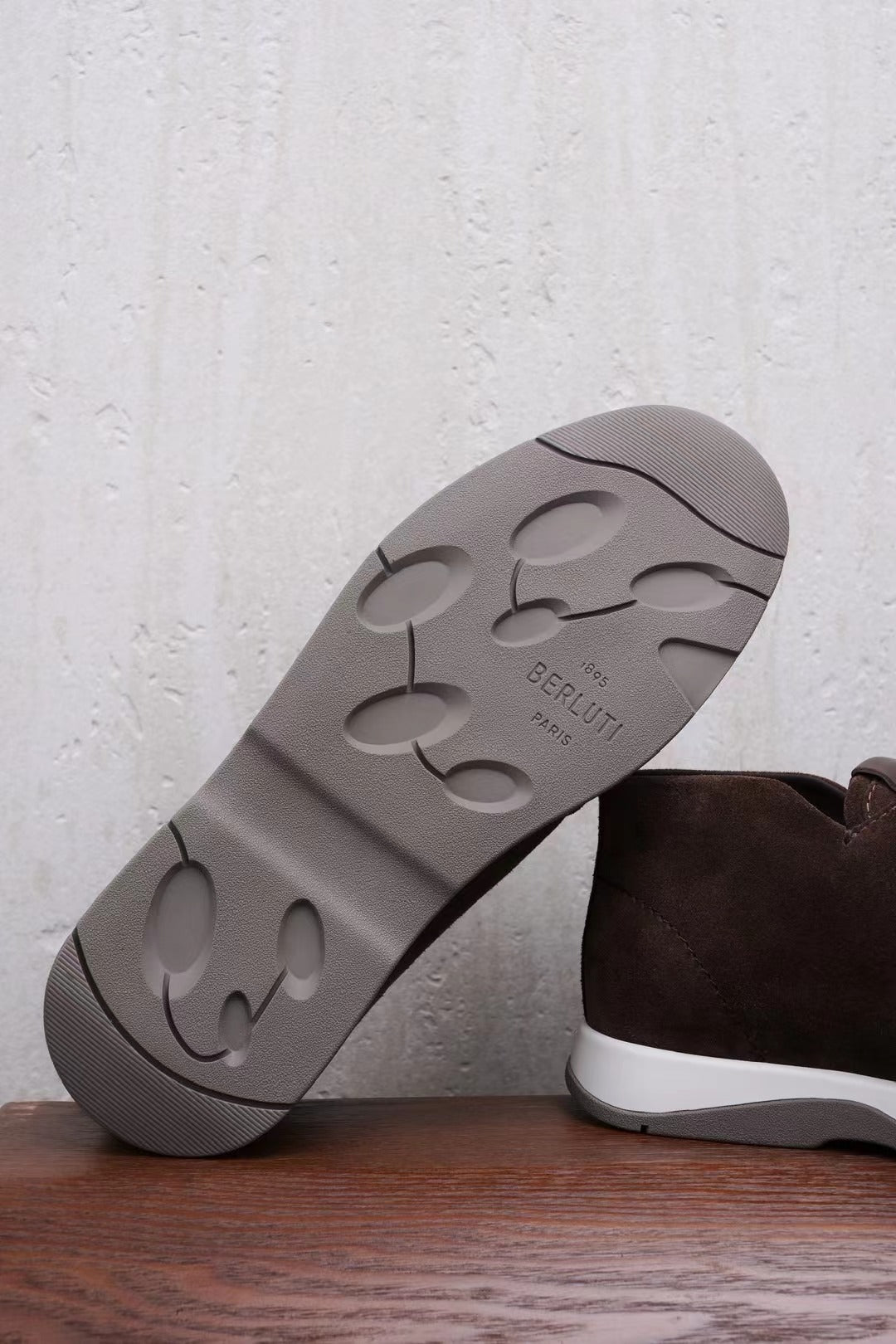 Berluti – Slip-On-Sneaker aus Veloursleder in Braun Herren