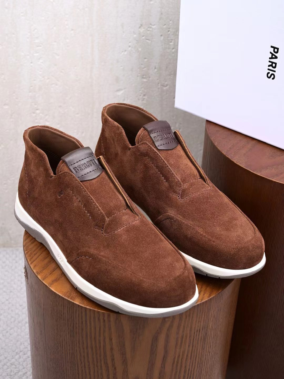Berluti – Luxuriöse Slip-On-Sneaker aus Veloursleder Herren