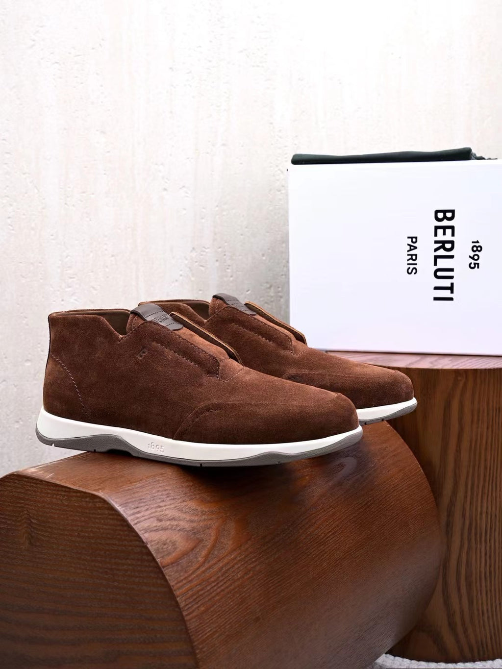 Berluti – Luxuriöse Slip-On-Sneaker aus Veloursleder Herren