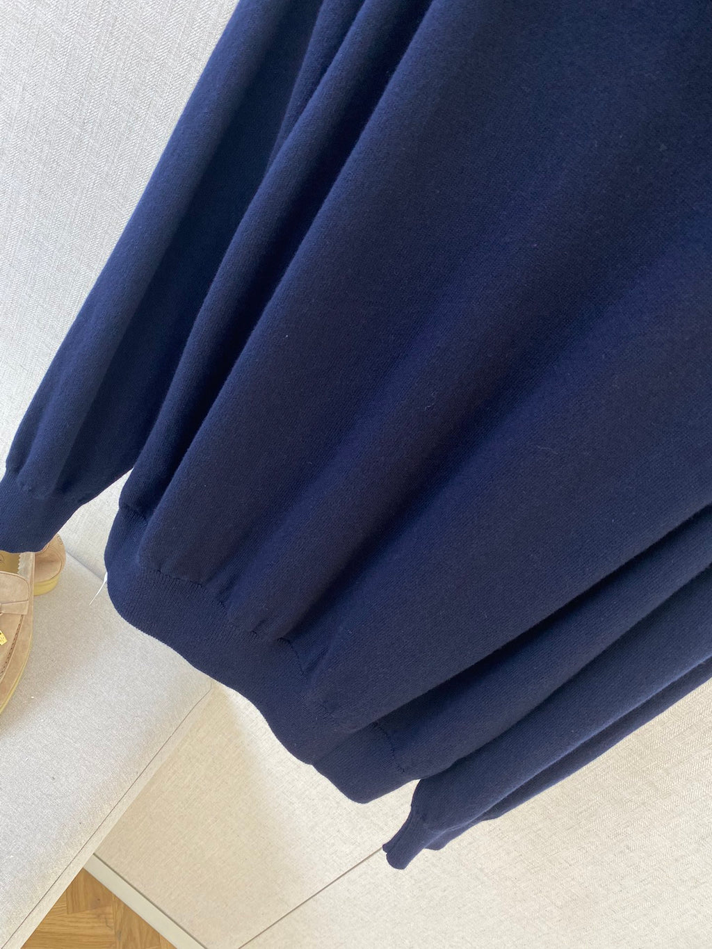 Loro Piana Herren Hoodie-Strickjacke Dunkelblau – Luxuriöse Kapuzenjacke