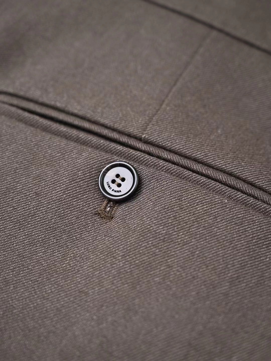 Loro Piana Elegante Herren Hose in Schokobraun