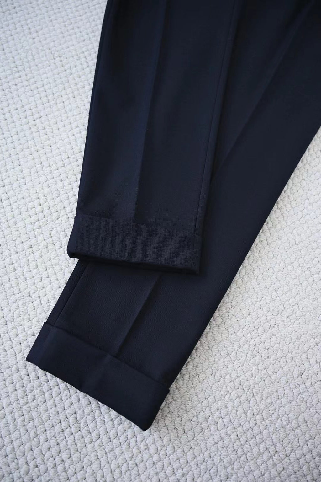 Loro Piana Elegante Herren Hose in Dunkelblau – Premium-Stretch, Business & Casual