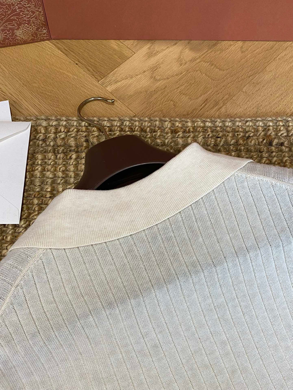 Lora Piana Polo-Strickpullover In Creme – Feiner Rippenstrick