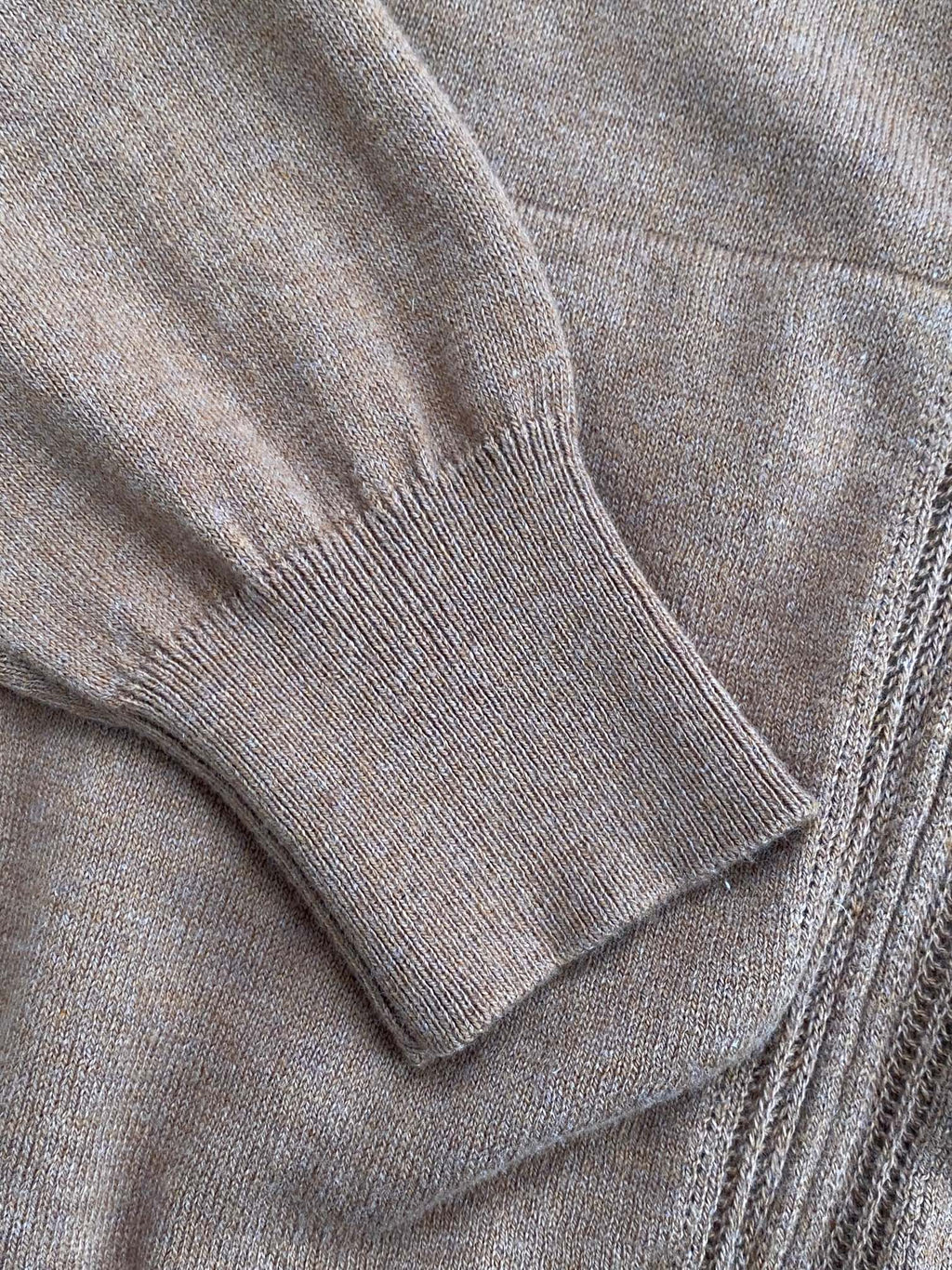 Lora Piana Strick Hoodie Jacke Braun – Premium Zip Cardigan mit Kapuze