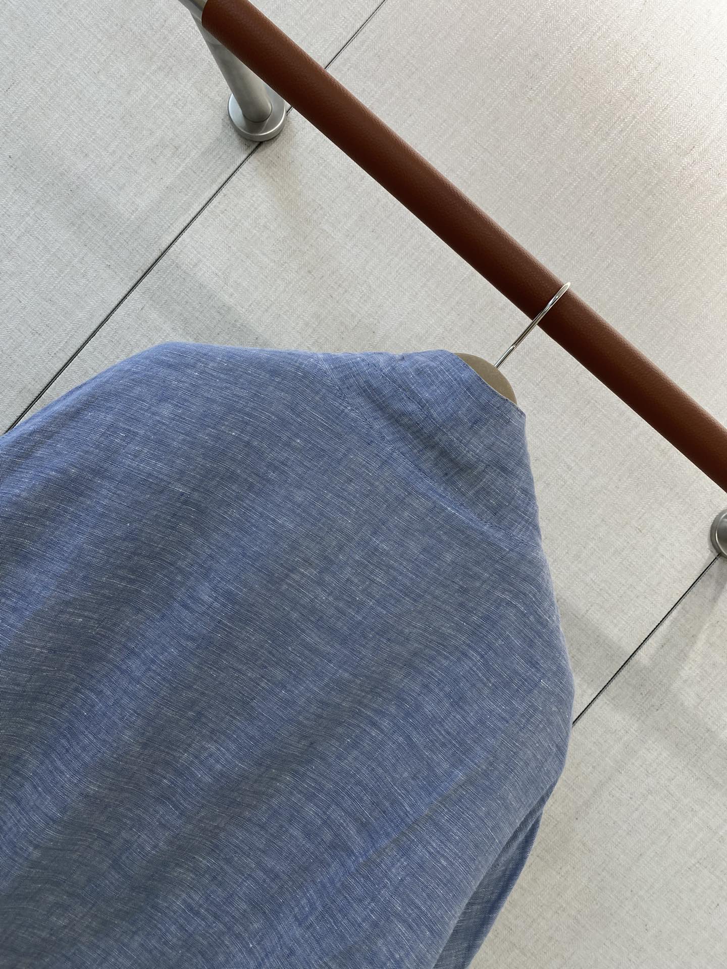 Lora Piana Leinenjacke mit Stehkragen – Leichte Sommerjacke in Beige oder Hellblau