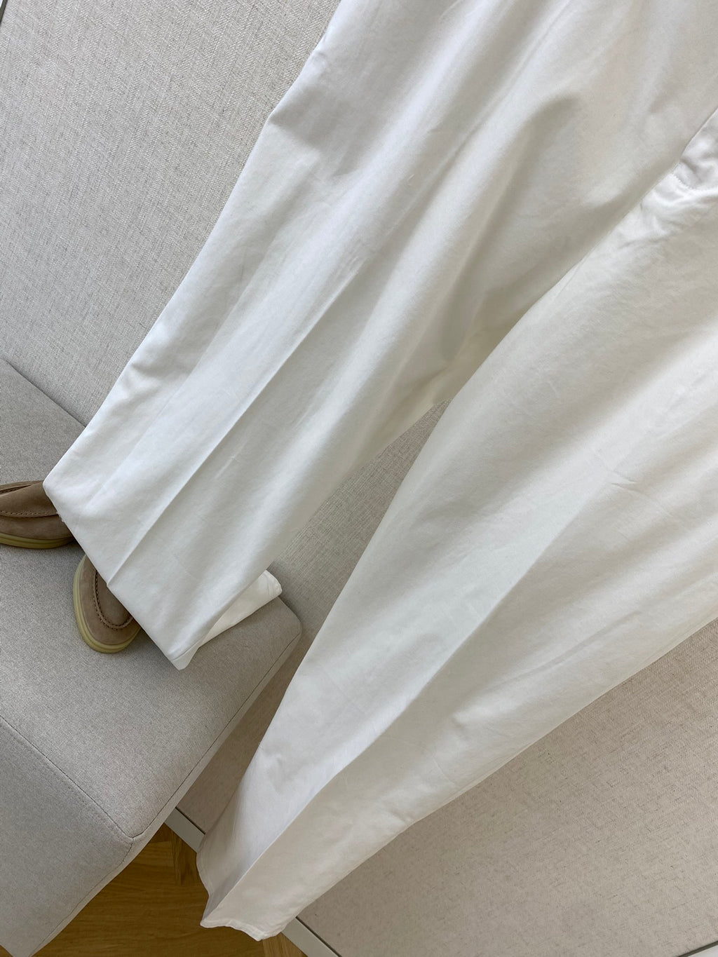 Lora Piana Chinohose in Weiß – Elegante, leichte Baumwollhose für Sommer