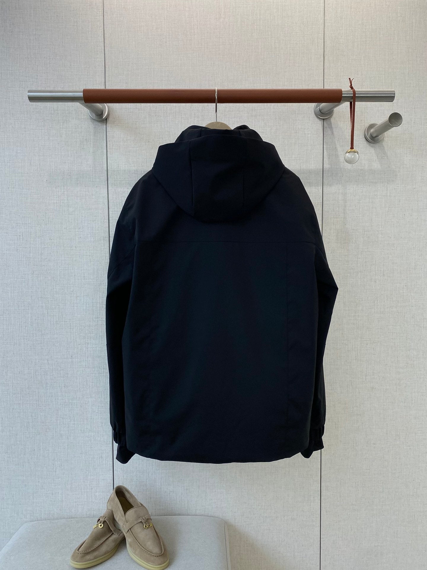 ZEGNA Technische Kapuzenjacke in Schwarz