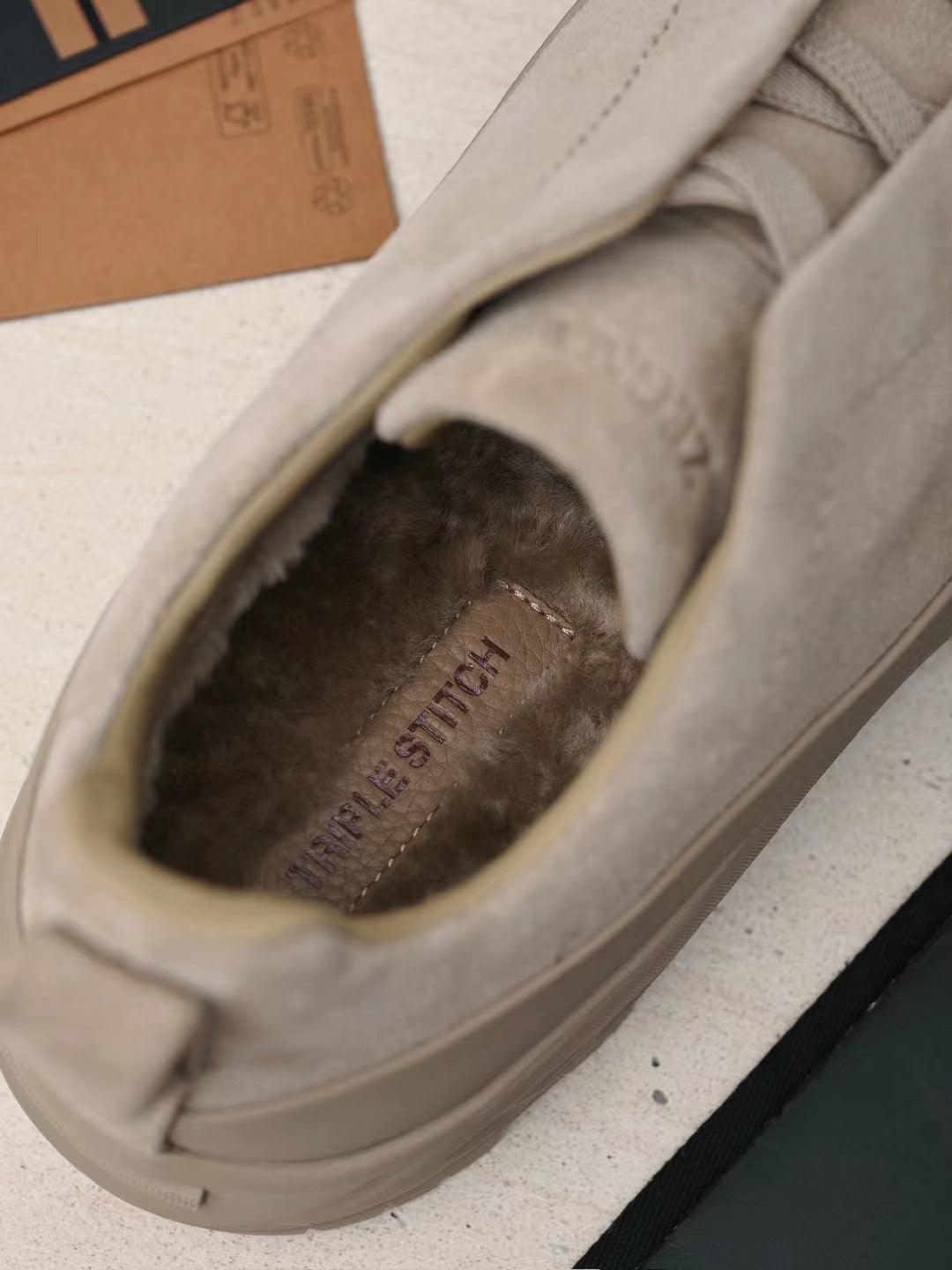 ZEGNA Hybrid-Sneaker in Beige – Robust & Premium Veloursleder-Optik