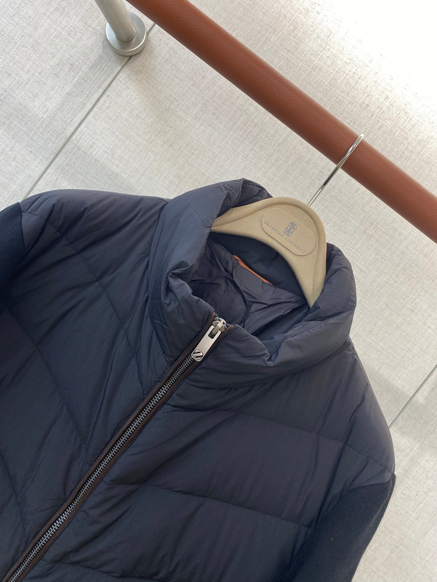 ZEGNA Dunkelblaue Hybridjacke