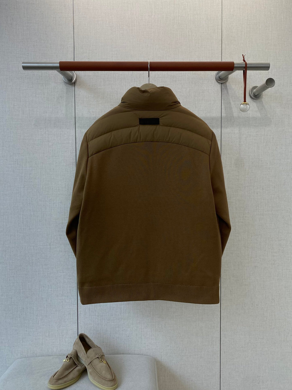 ZEGNA Olivgrüne Hybridjacke