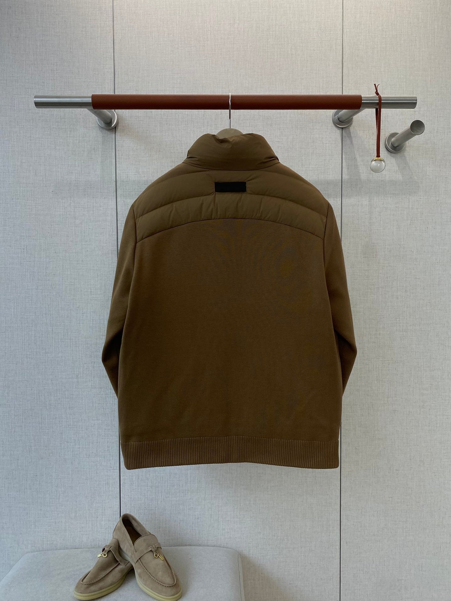 ZEGNA Olivgrüne Hybridjacke