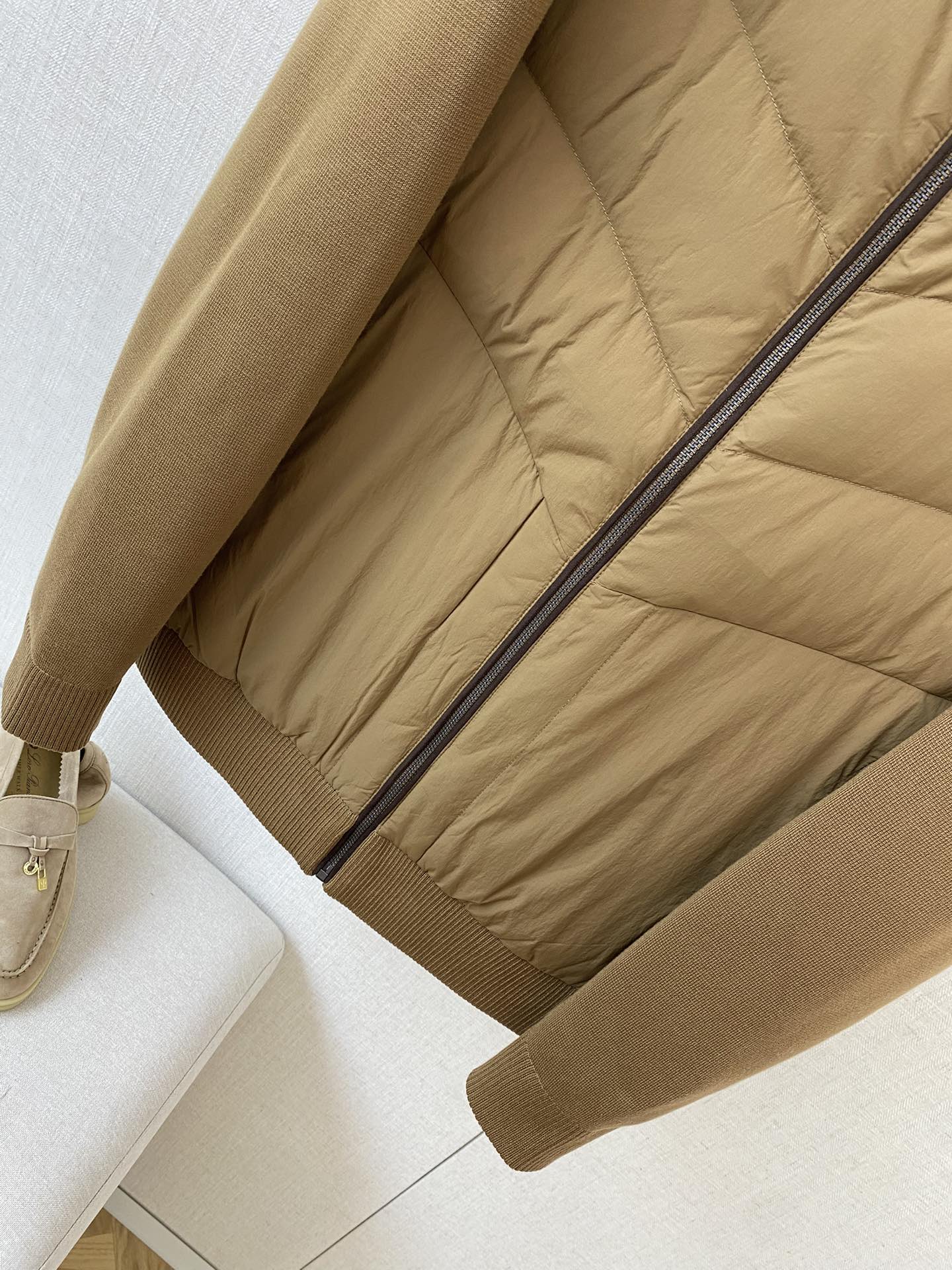 ZEGNA Olivgrüne Hybridjacke