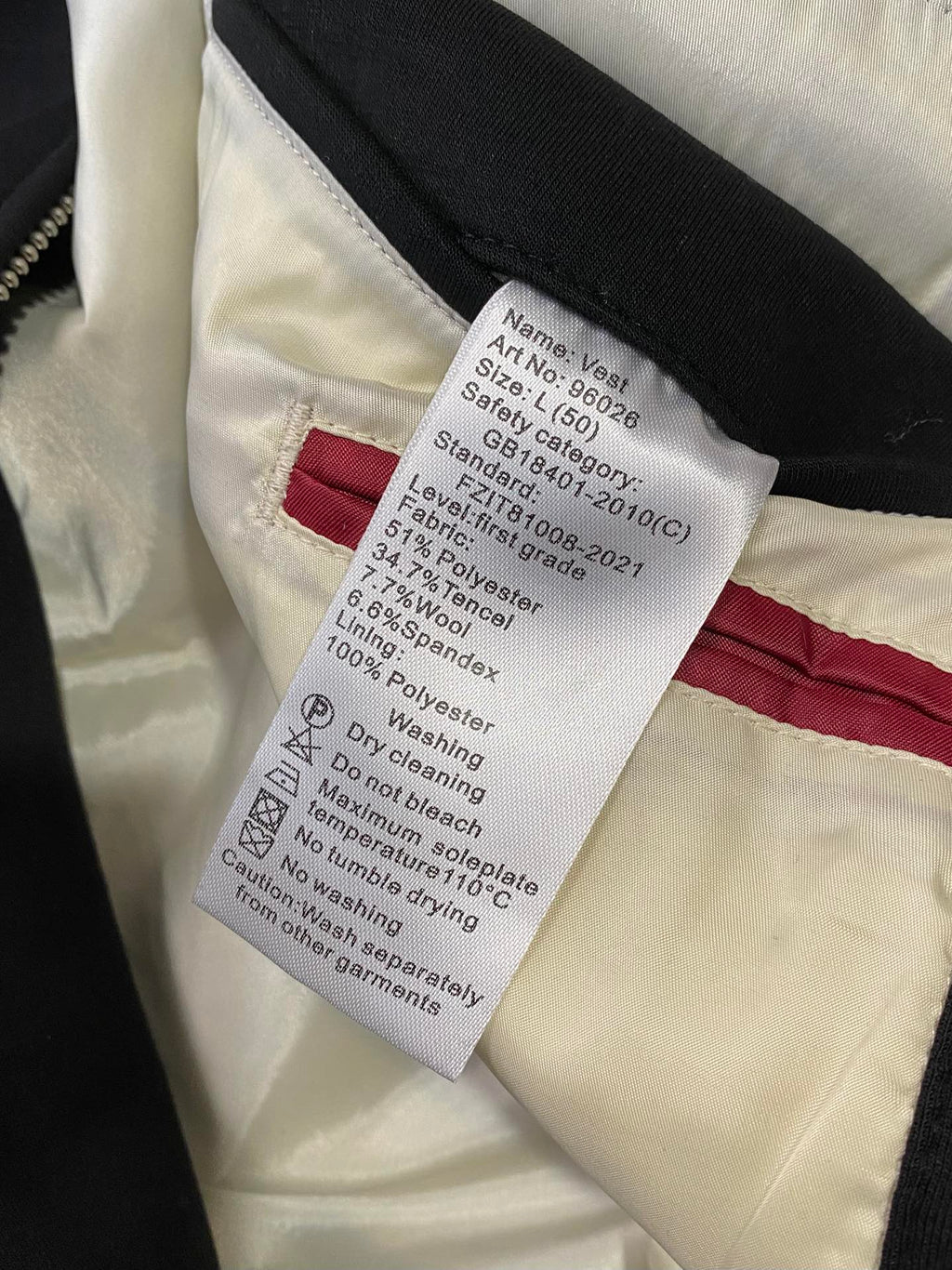 Brunello Cucinelli Kapuzenweste In Dunkelblau Mit Zwei-Wege-Reißverschluss und Kontrastpaspeln