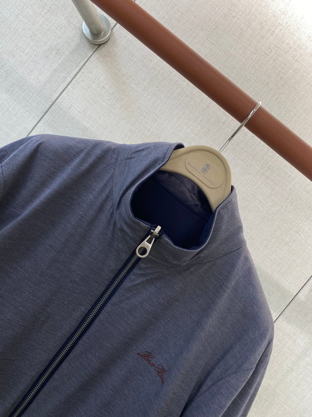 Brunello Cucinelli Herren Leichtjacke in Dunkelblau