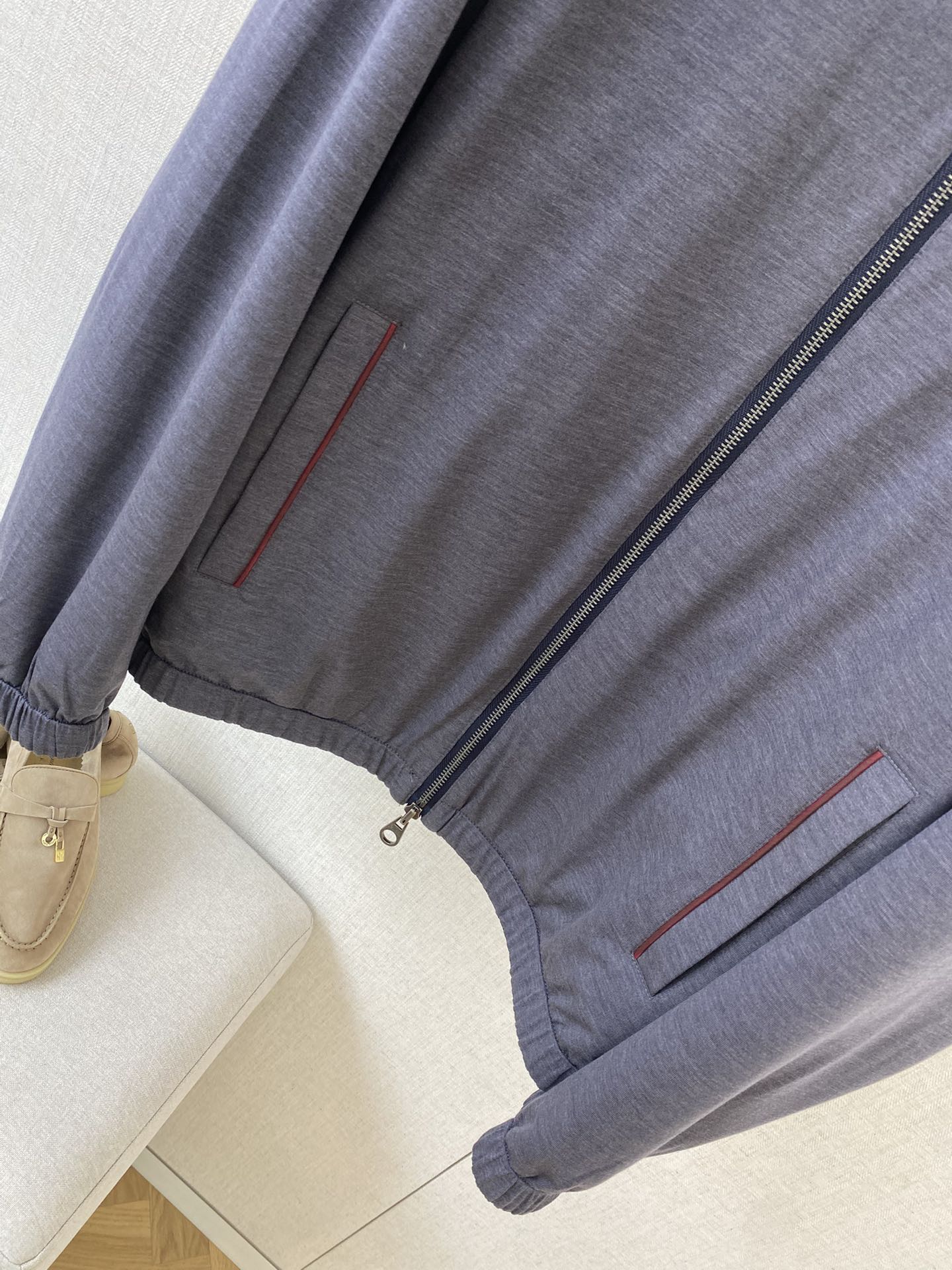 Brunello Cucinelli Herren Leichtjacke in Dunkelblau