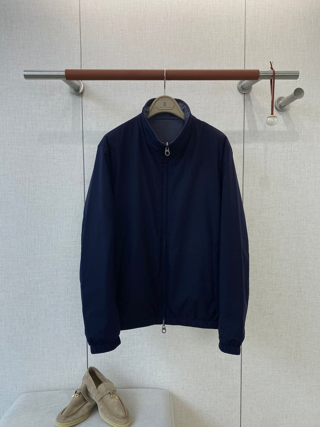 Brunello Cucinelli Herren Leichtjacke in Dunkelblau