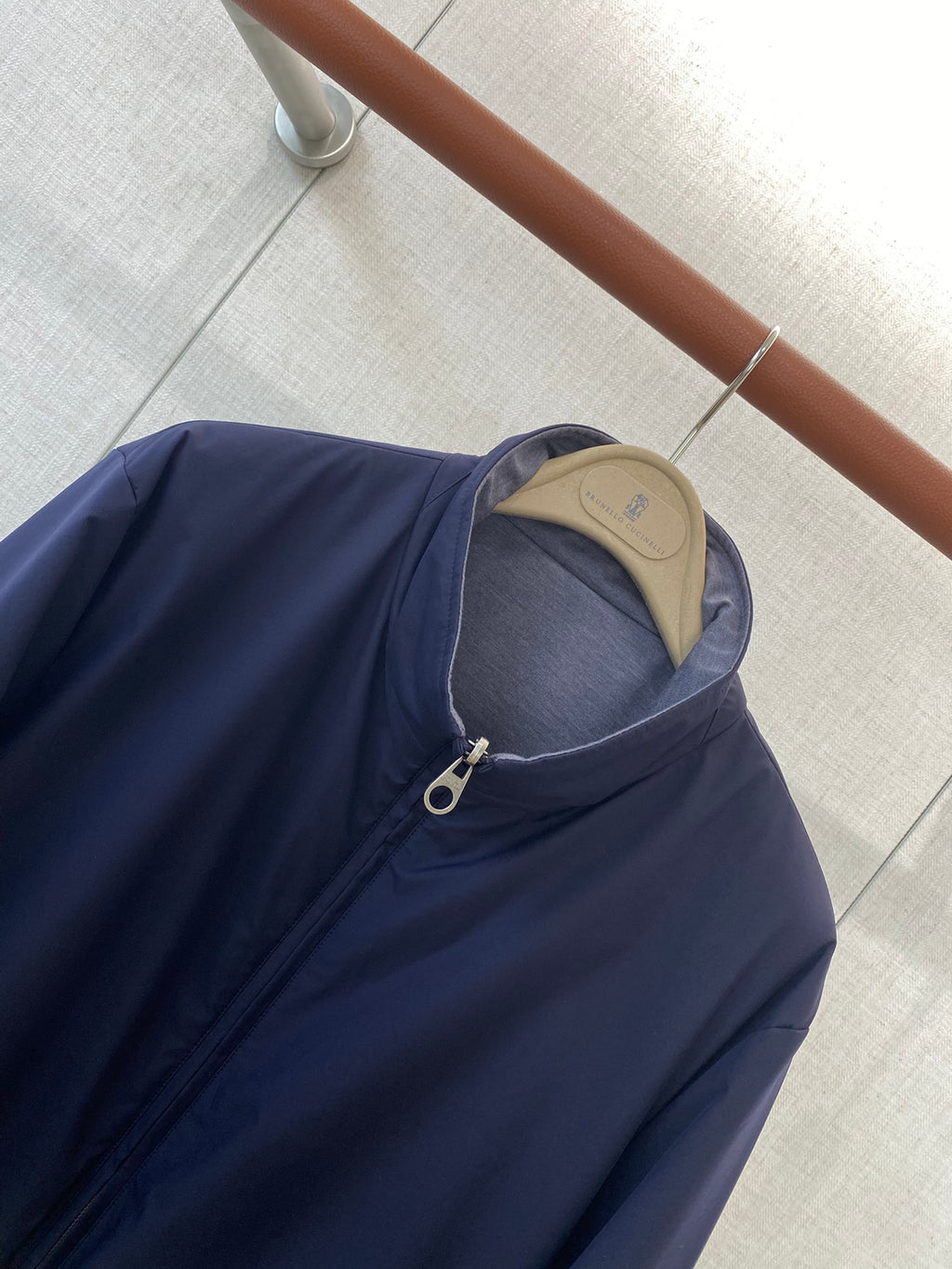 Brunello Cucinelli Herren Leichtjacke in Dunkelblau