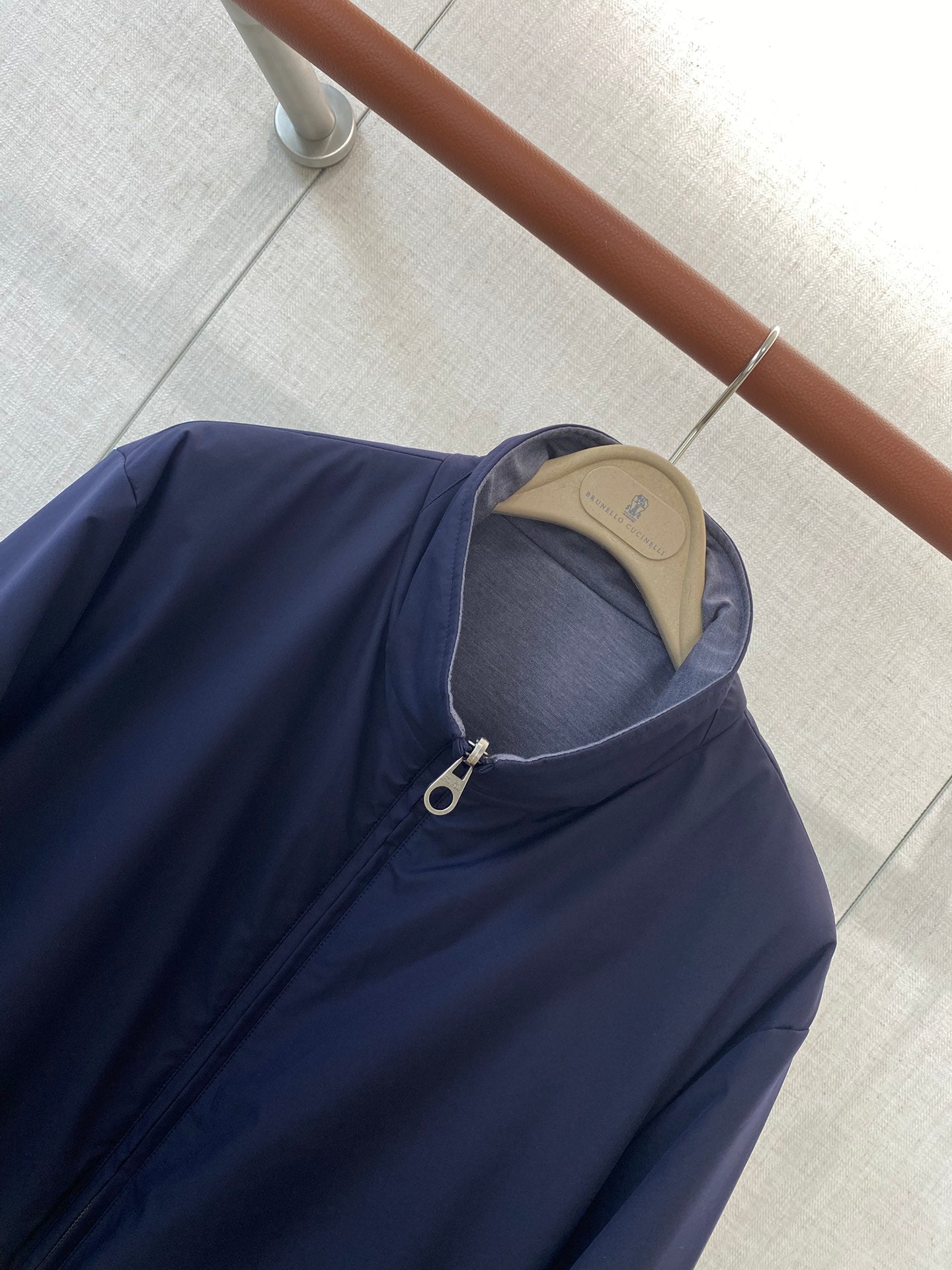 Brunello Cucinelli Herren Leichtjacke in Dunkelblau