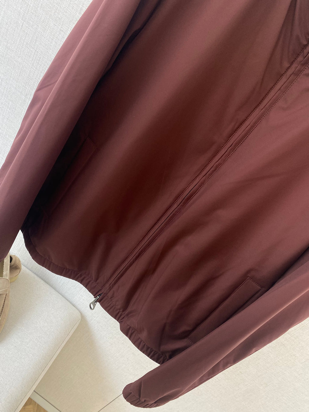 Brunello Cucinelli Herren Leichtjacke in Bordeaux