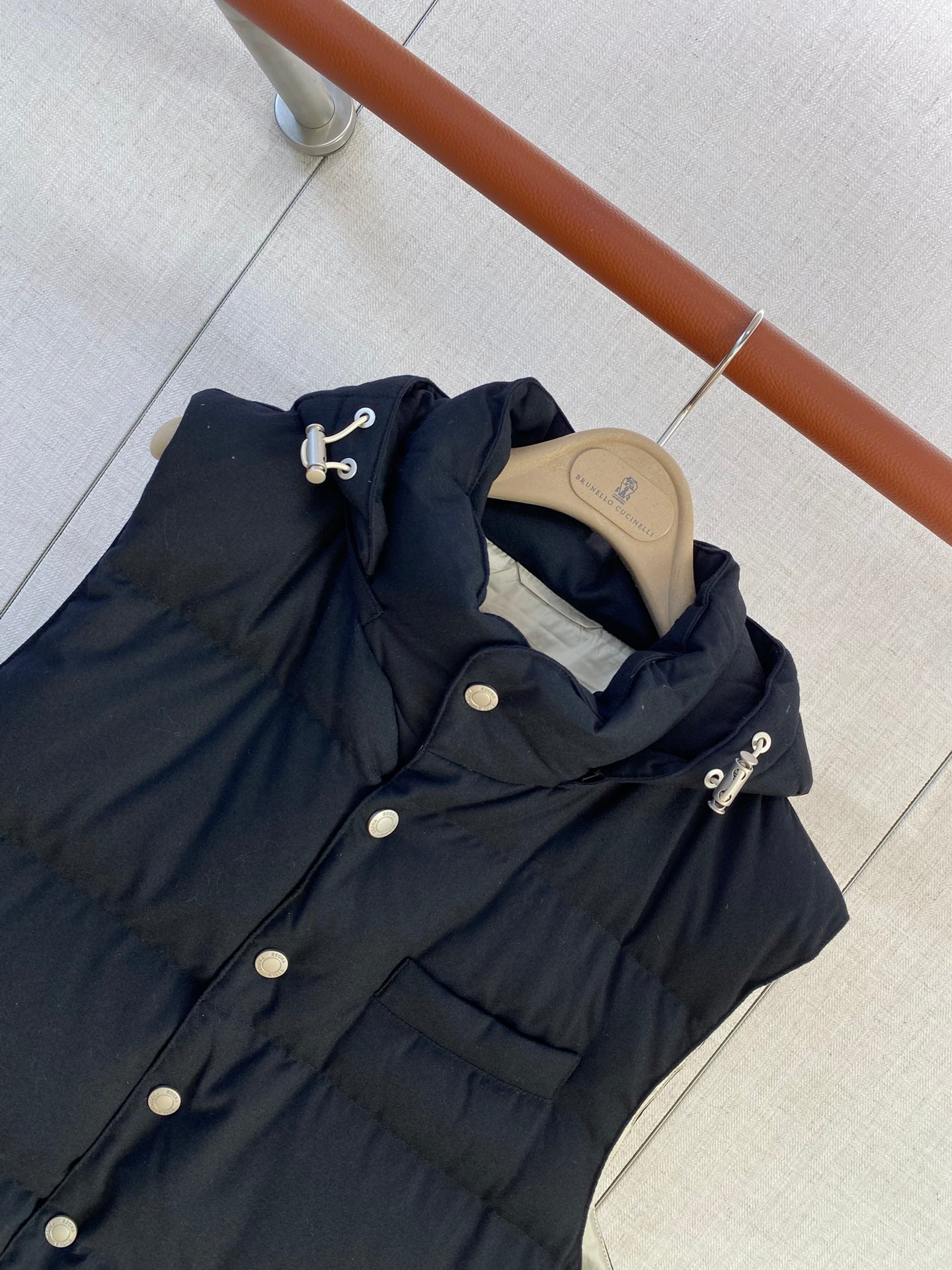 ZEGNA Schwarze Daunenweste
